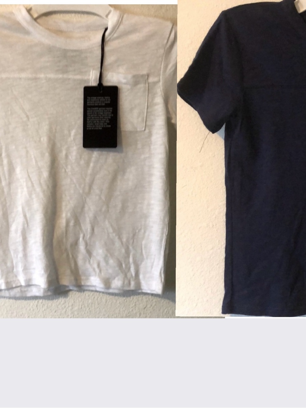 Chaser Two Tee boys. White and Blue Size 6 New!!